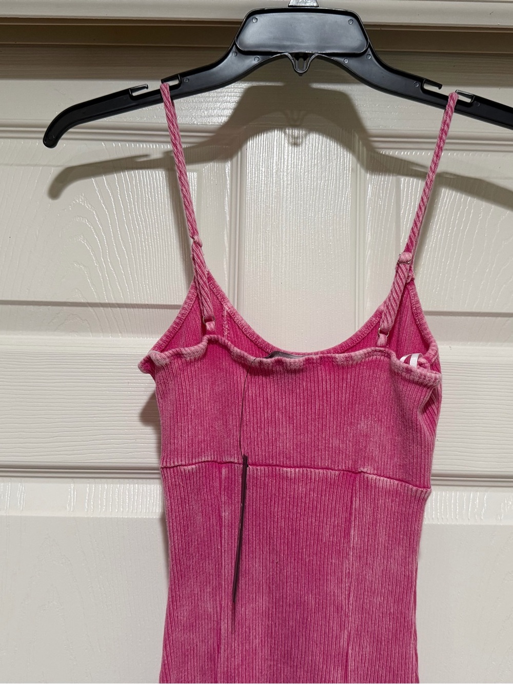 NWT Lulus Simply Pretty Washed Pink Ribbed Pleated Sleeveless Mini Dress XS - Picture 11 of 13